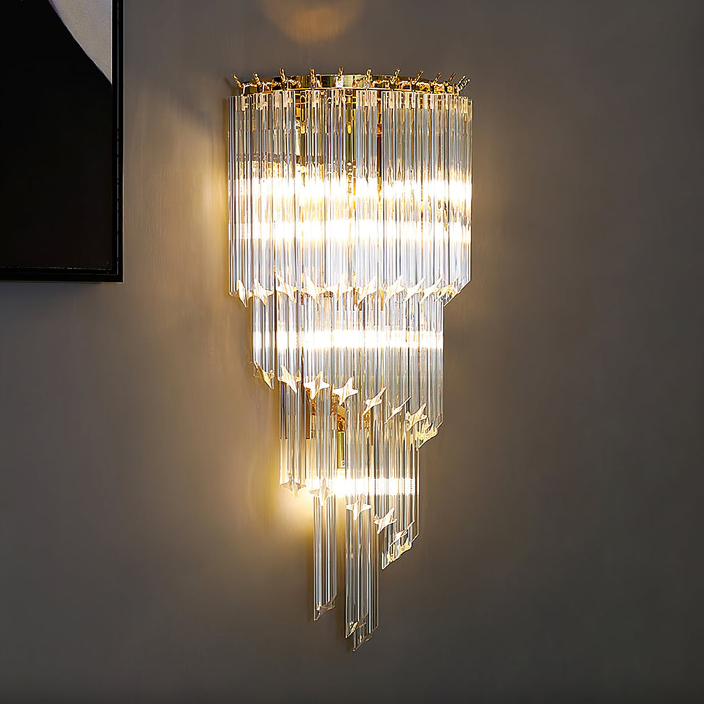 CHARLESTON WOVEN RATTAN WALL SCONCE