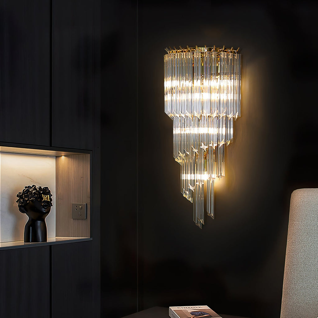 CHARLESTON WOVEN RATTAN WALL SCONCE