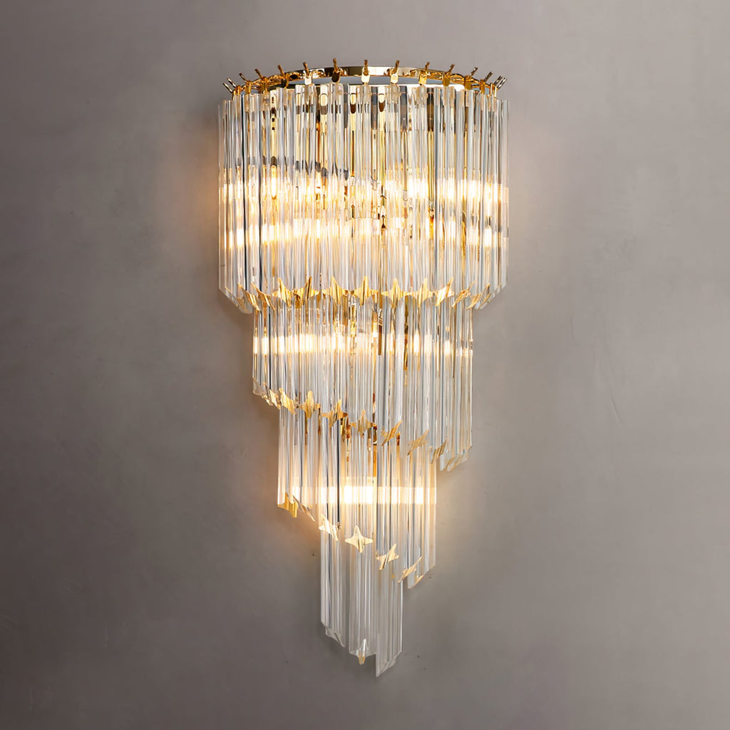 CHARLESTON WOVEN RATTAN WALL SCONCE