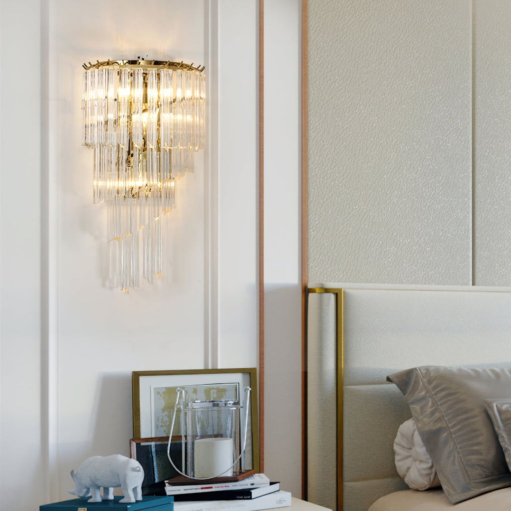 CHARLESTON WOVEN RATTAN WALL SCONCE