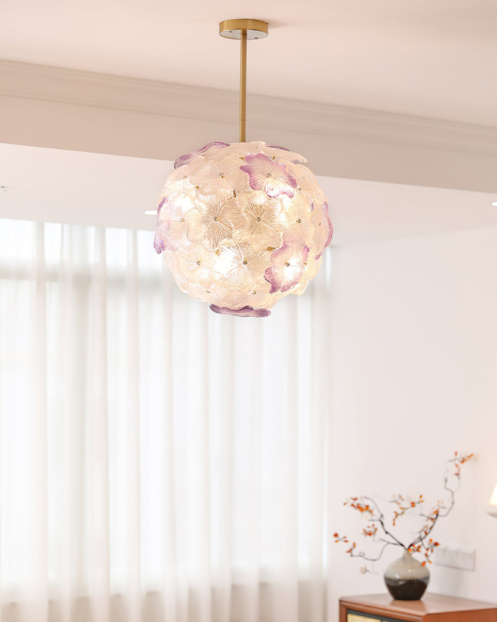 CHARLESTON BLOOMING PETAL HANGING LAMP