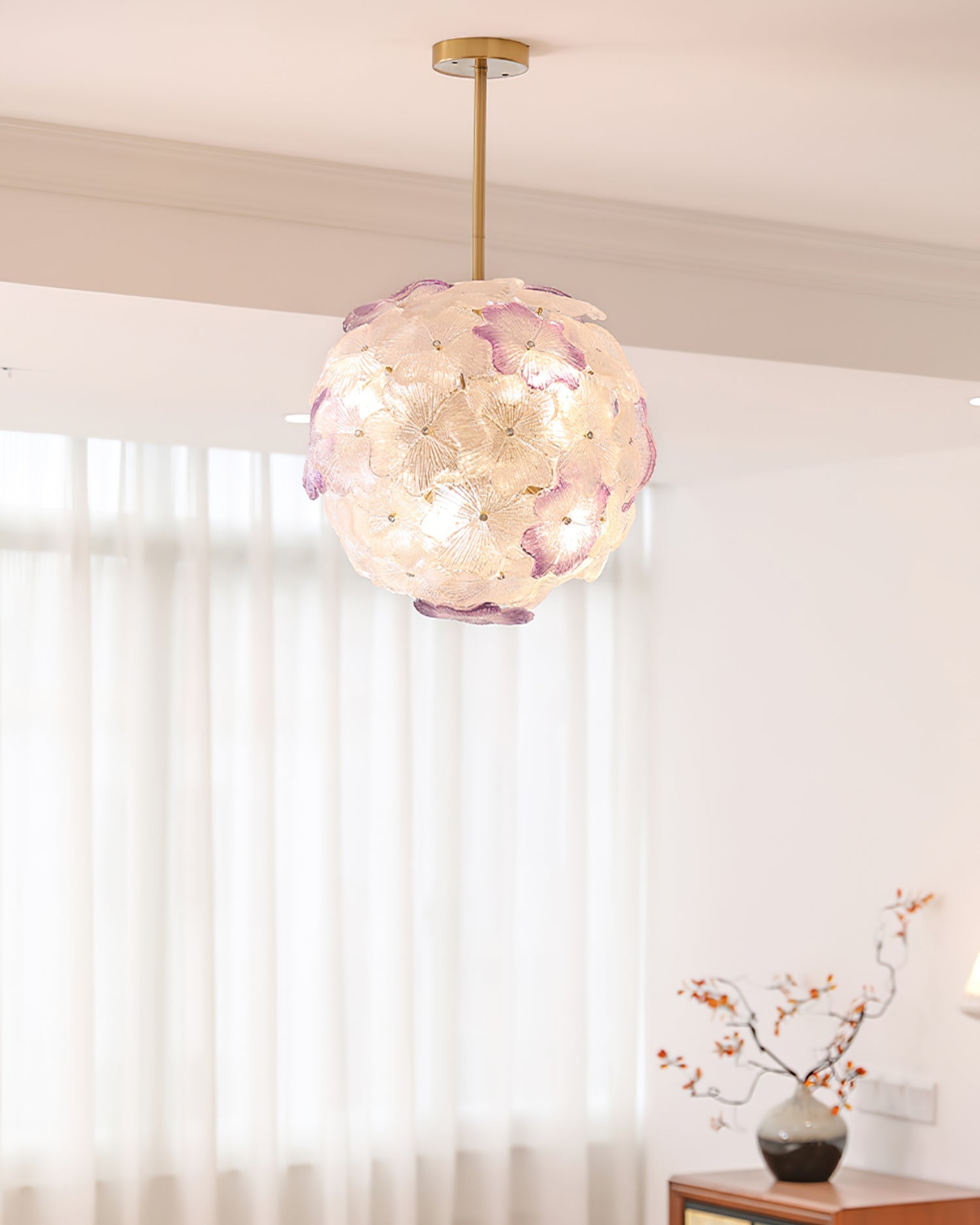 CHARLESTON BLOOMING PETAL HANGING LAMP