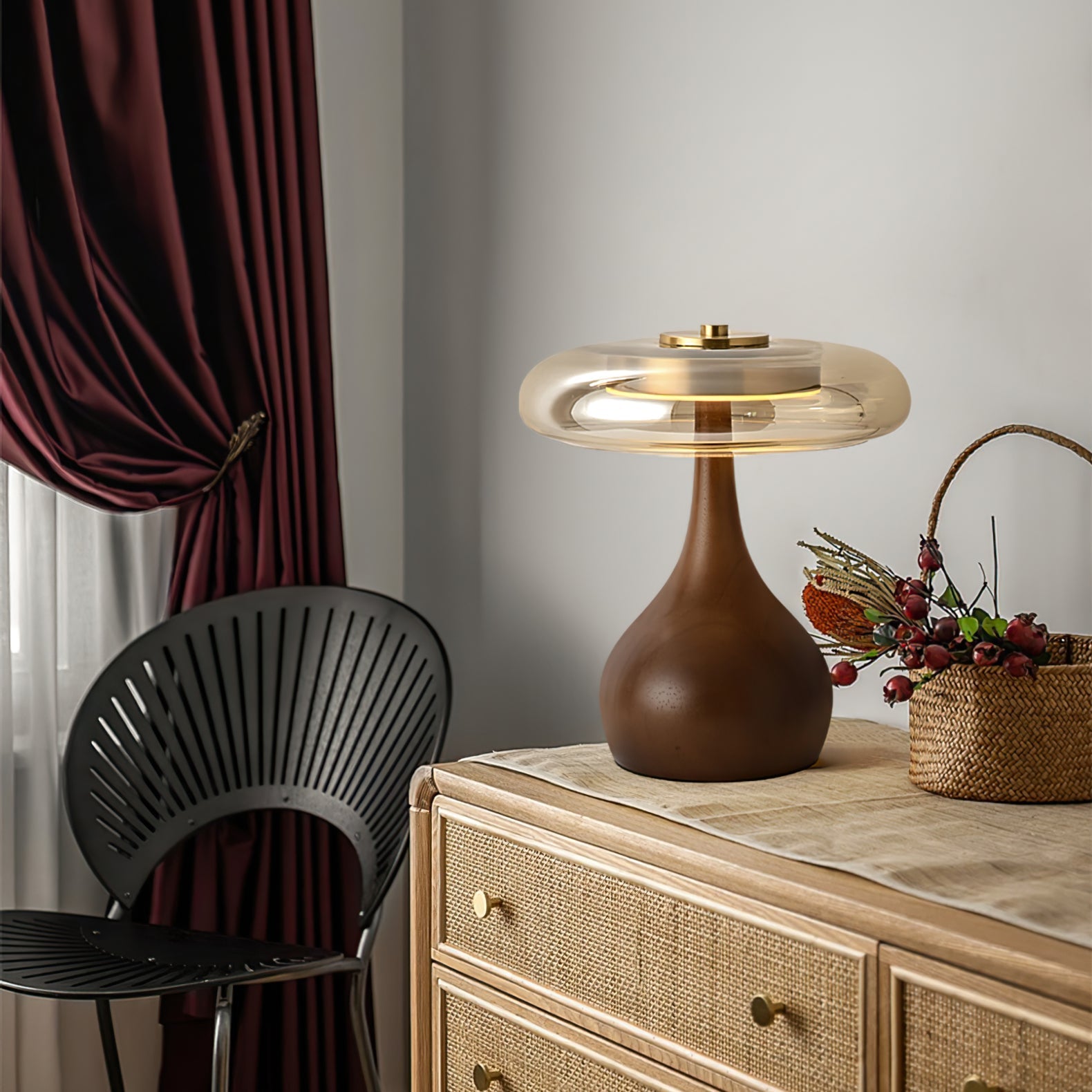 Winthrop Crystal Sphere Lamp