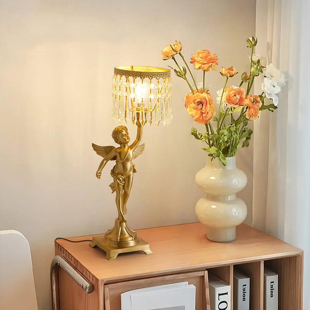 WINTERBOURNE CRYSTAL ORB TABLE LIGHT
