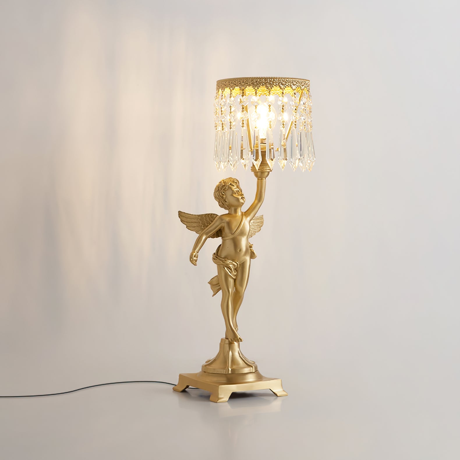 WINTERBOURNE CRYSTAL ORB TABLE LIGHT