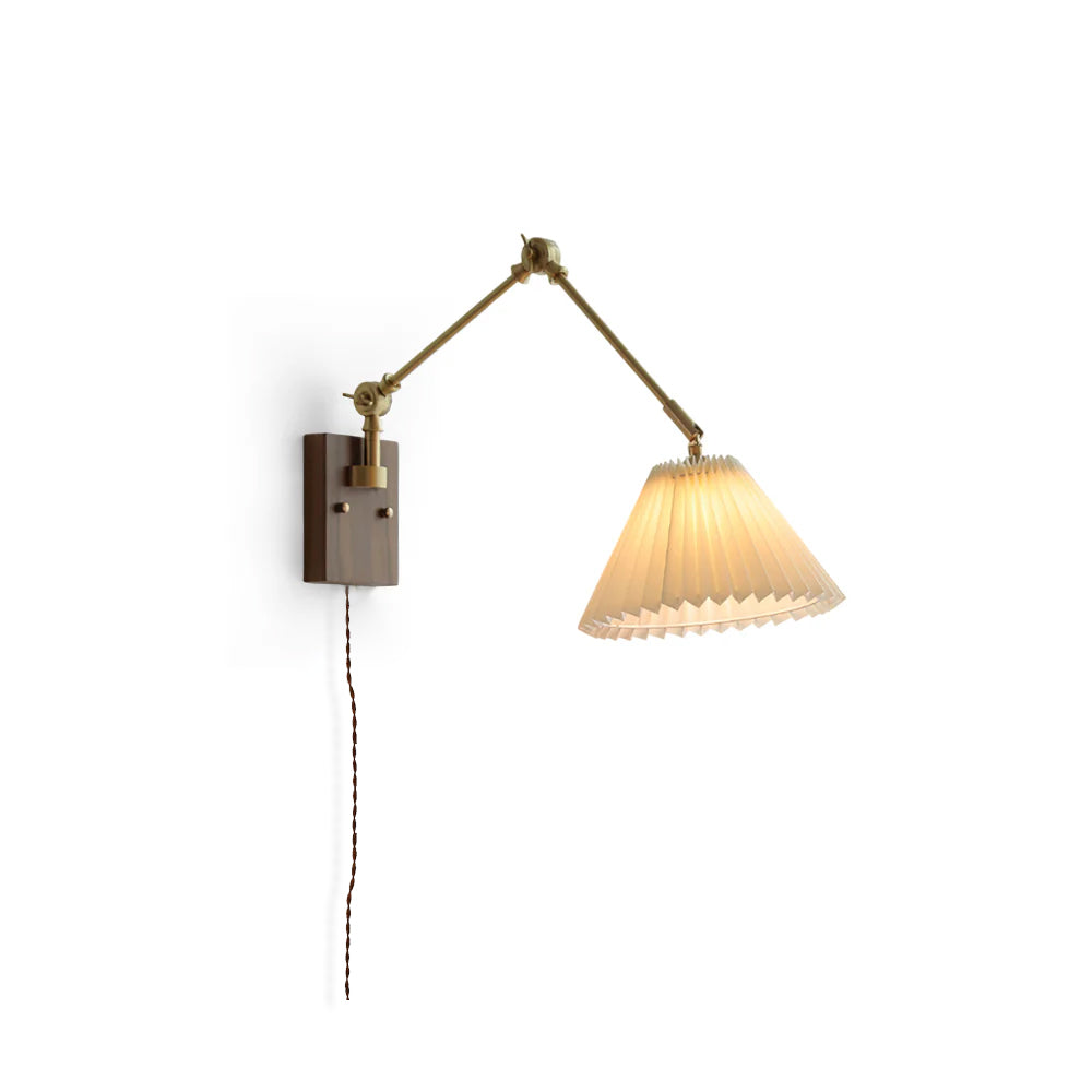 WINTHROP ADJUSTABLE ARM PLUG-IN WALL SCONCE