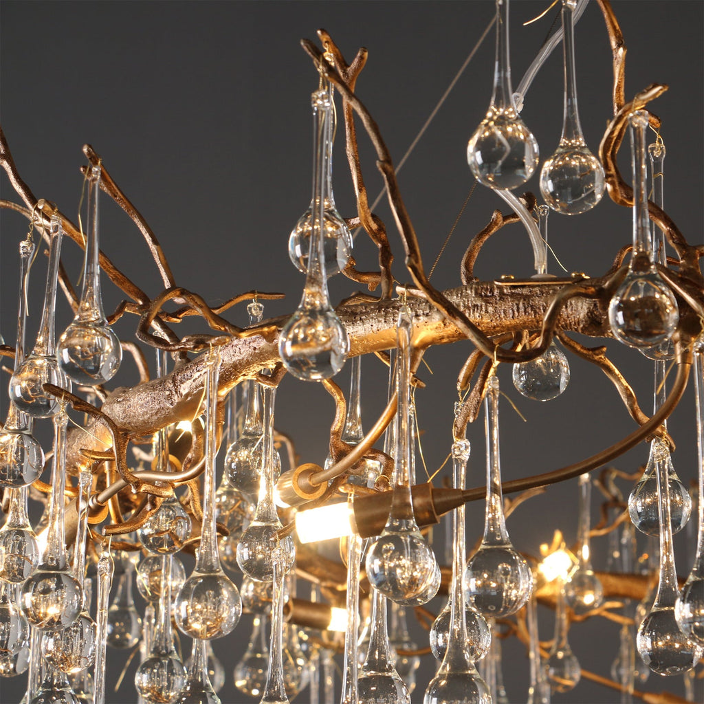 CHARLESTON CRYSTAL DROPLET CEILING LUMINAIRE