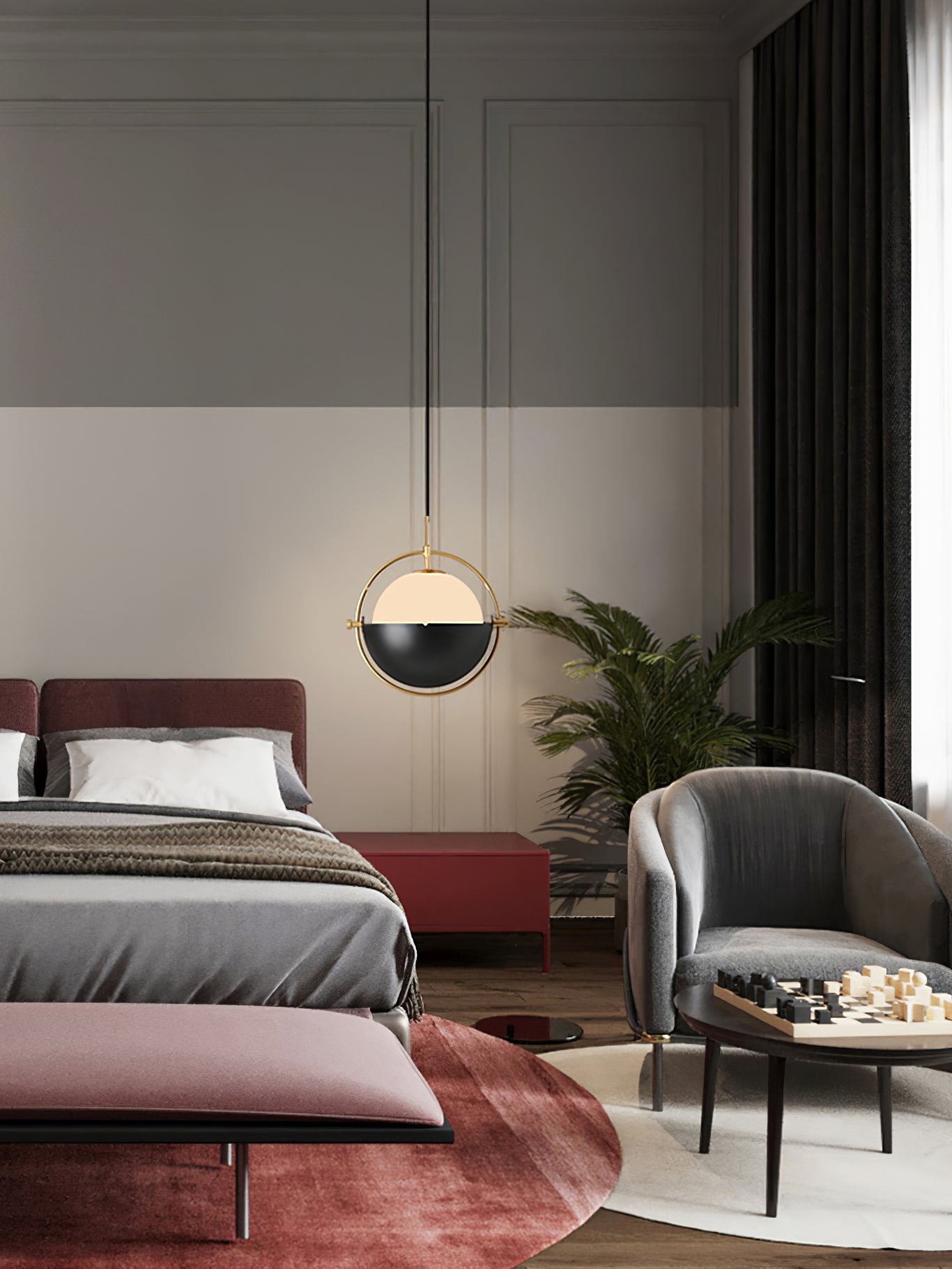 WINTHROP GLASS DROPLET PENDANT LIGHT