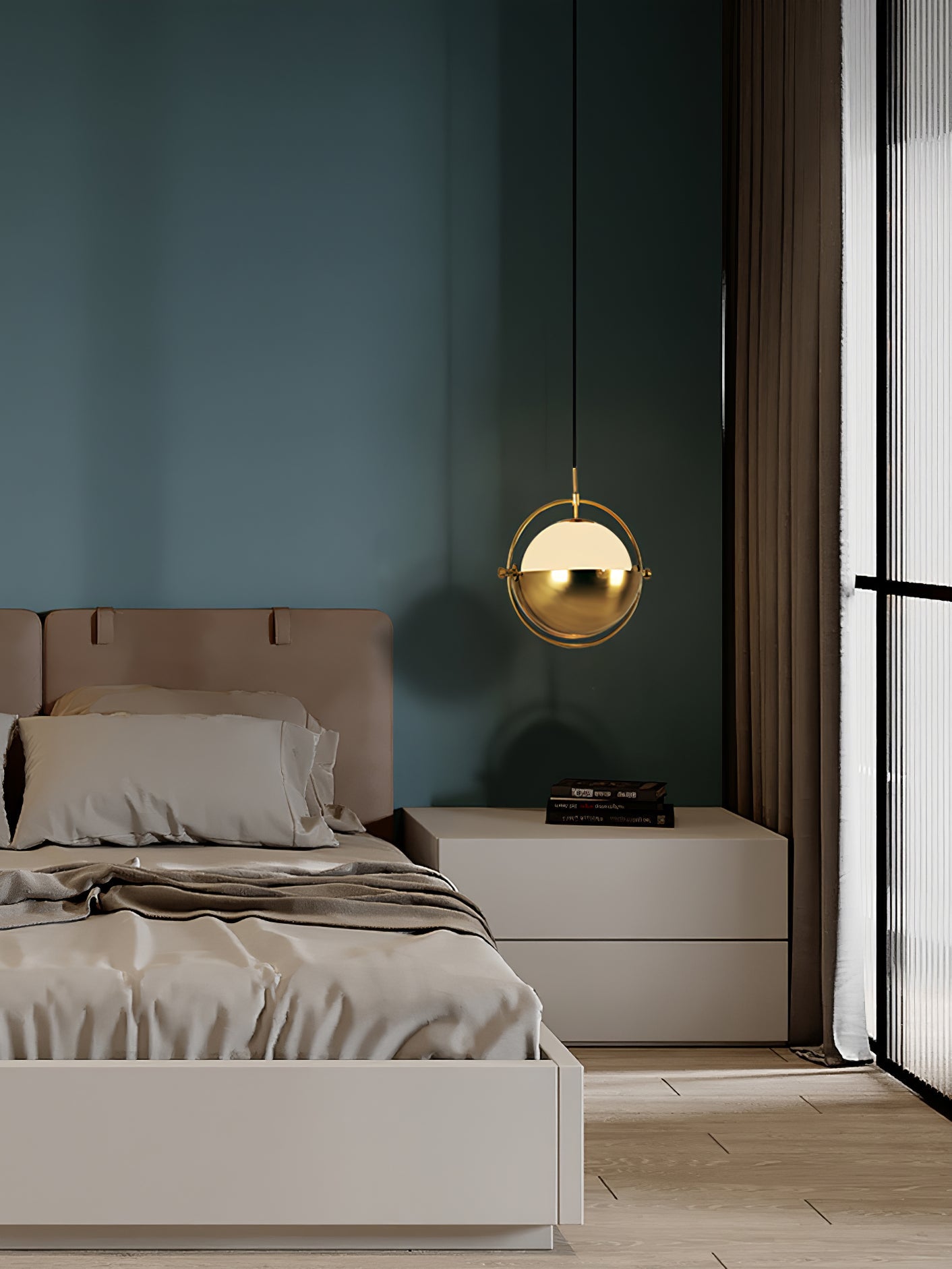 WINTHROP GLASS DROPLET PENDANT LIGHT