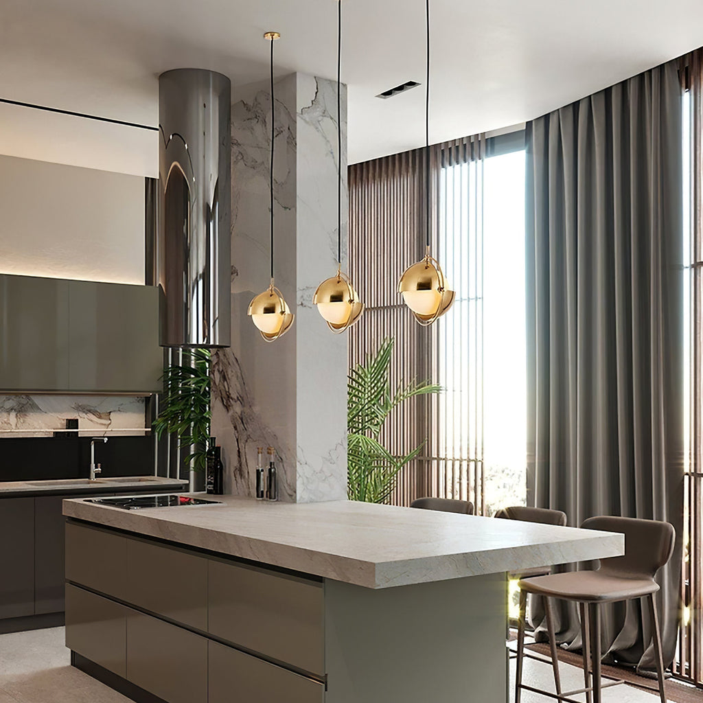 WINTHROP GLASS DROPLET PENDANT LIGHT