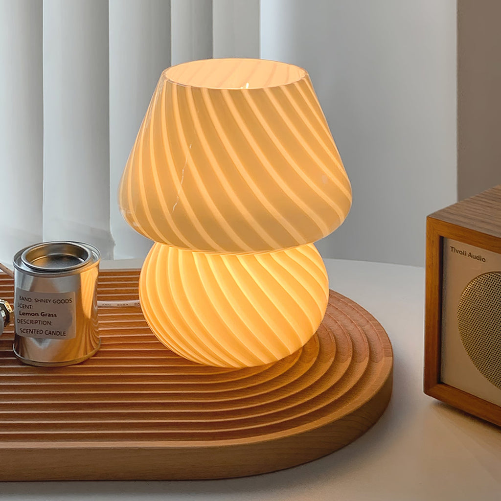 CHARLESTON CRYSTAL GLOBE TABLE LANTERN