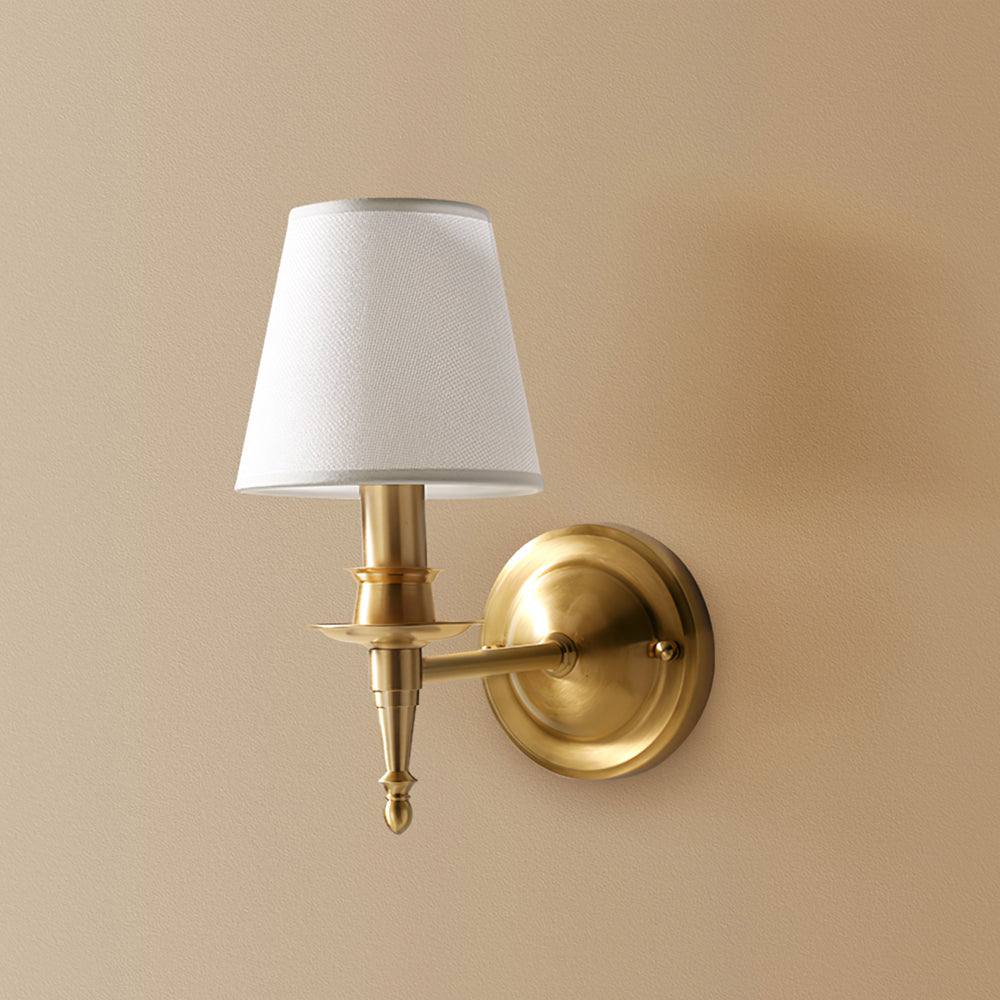 WINTHORPE VINTAGE BRASS WALL SCONCE