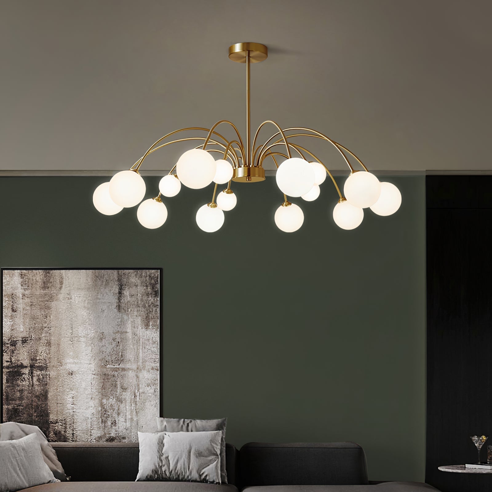 FENWICK BOTANICAL ORB CHANDELIER