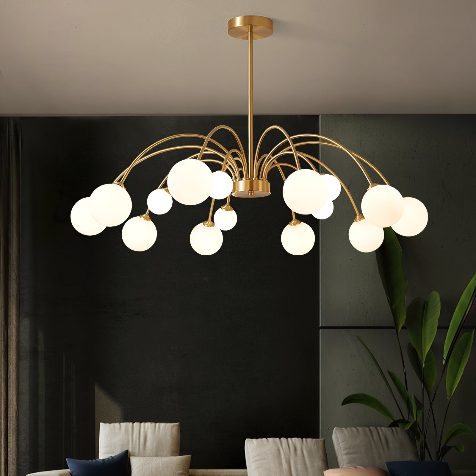 FENWICK BOTANICAL ORB CHANDELIER