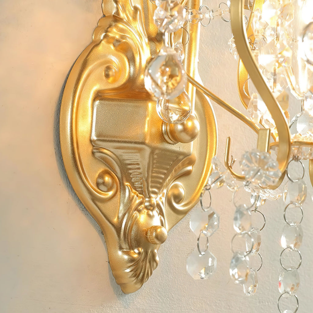 WINDSOR CRYSTAL FRETWORK WALL SCONCE
