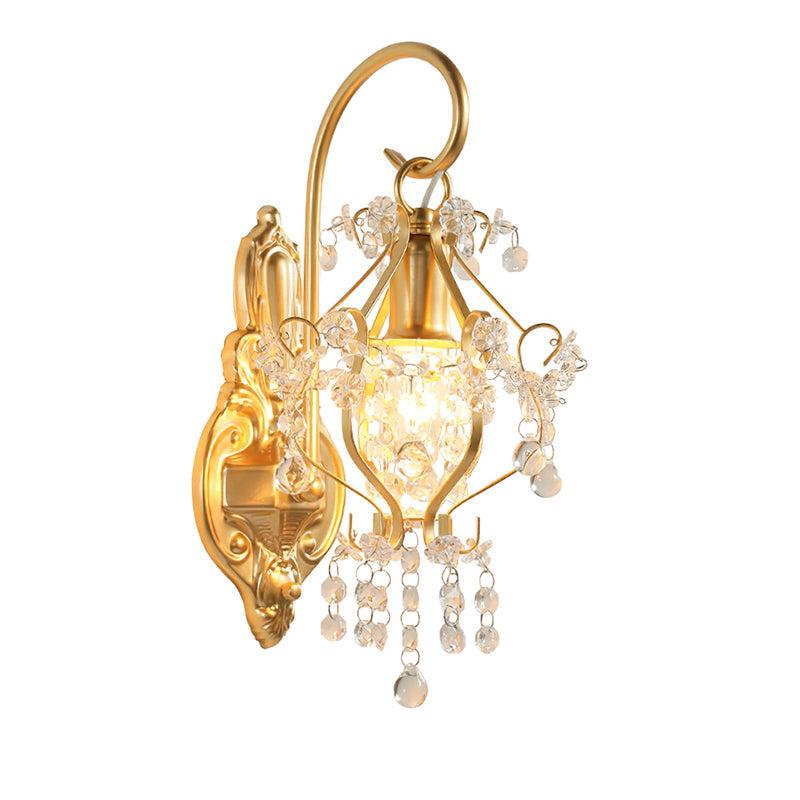 WINDSOR CRYSTAL FRETWORK WALL SCONCE