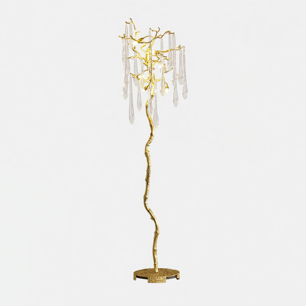 MERIDIAN AQUA GLOW FLOOR LANTERN