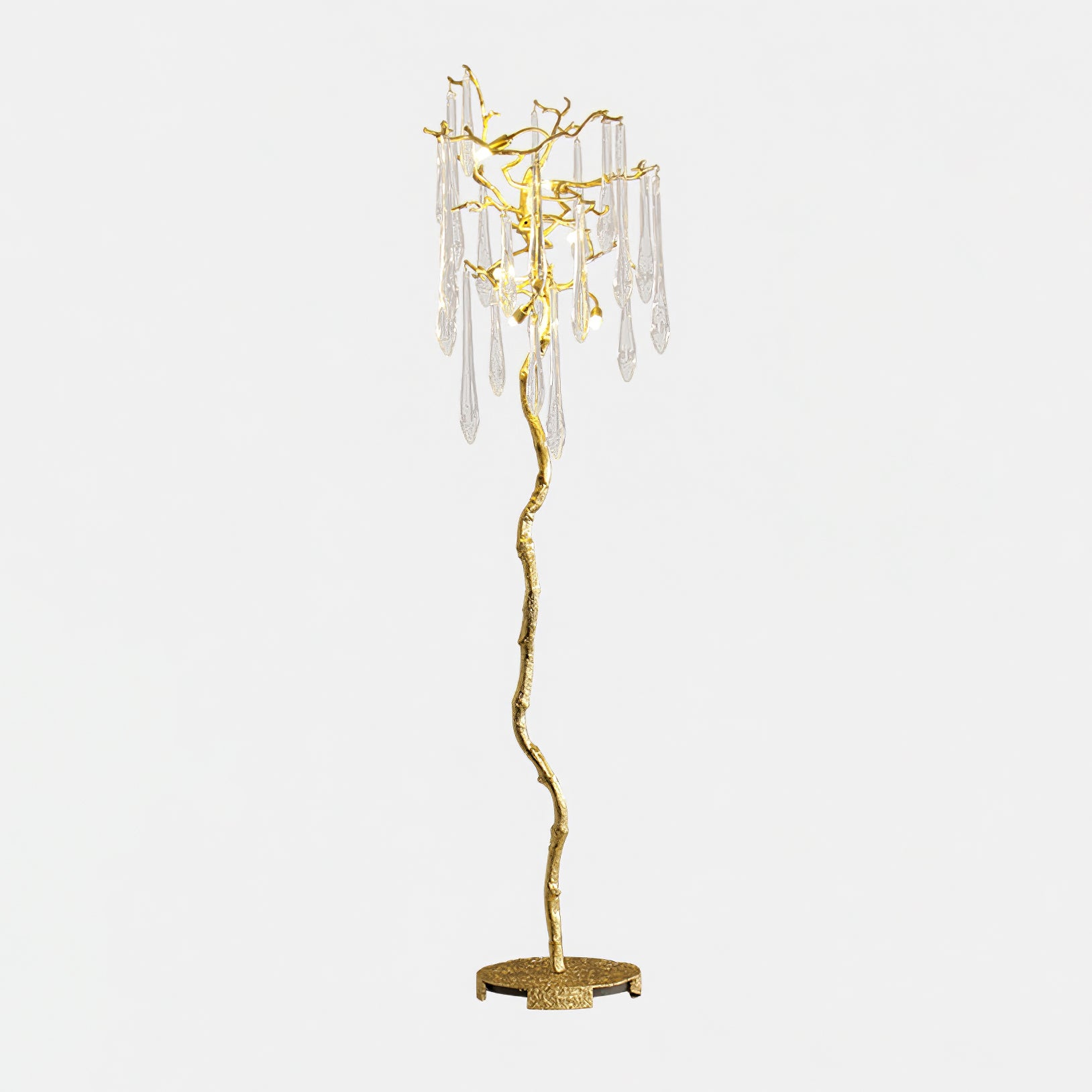 MERIDIAN AQUA GLOW FLOOR LANTERN