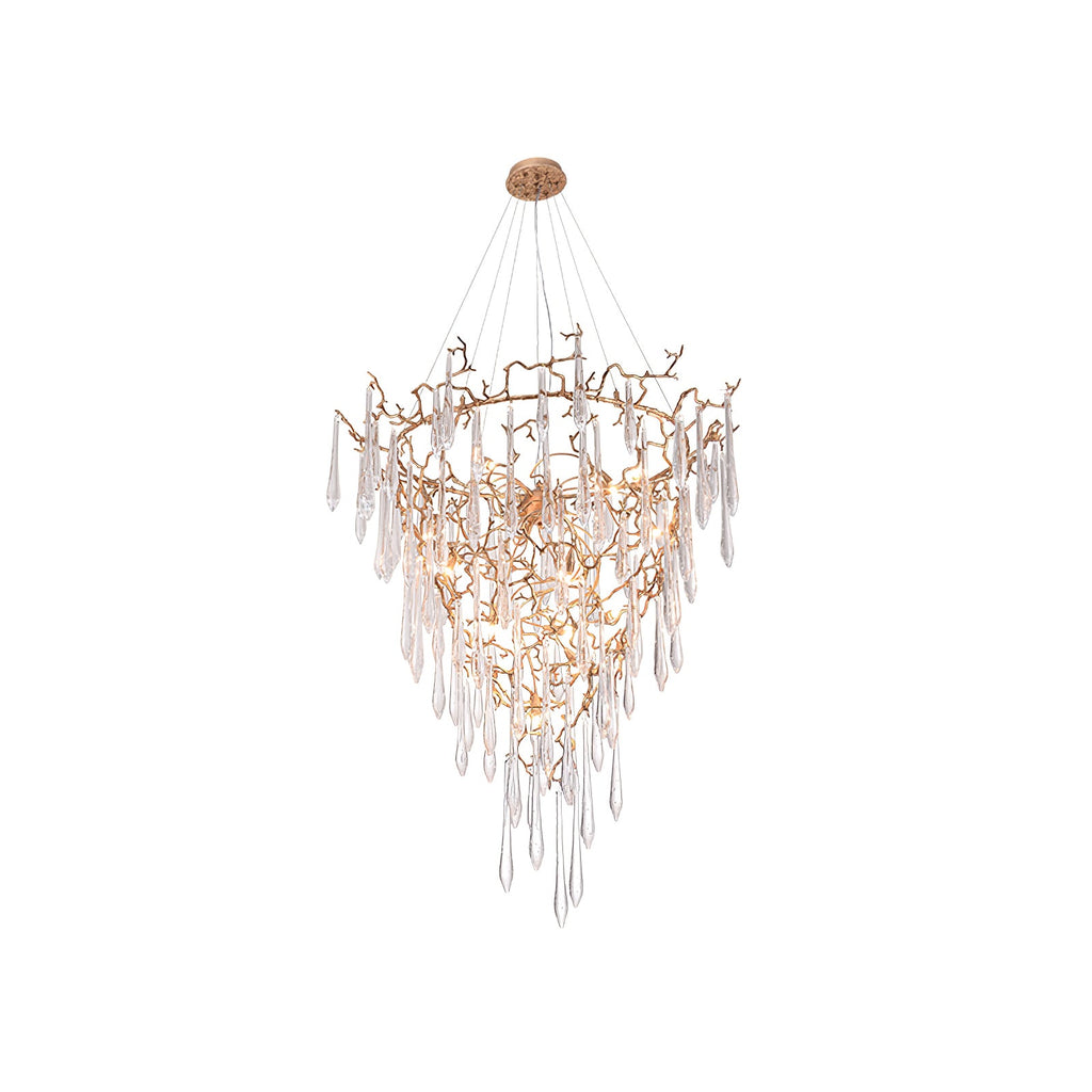 CARTER BLUEBELL CRYSTAL CHANDELIER