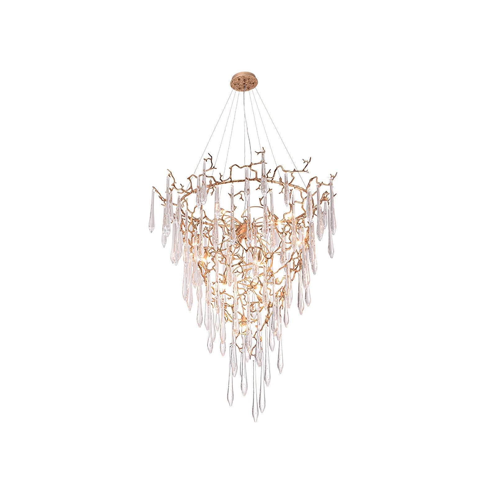 CARTER BLUEBELL CRYSTAL CHANDELIER