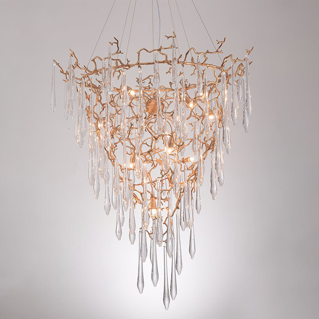 CARTER BLUEBELL CRYSTAL CHANDELIER