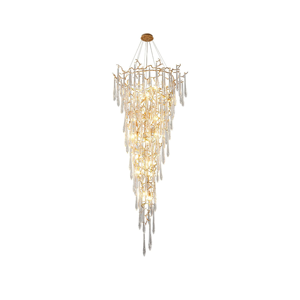 CARTER BLUEBELL CRYSTAL CHANDELIER