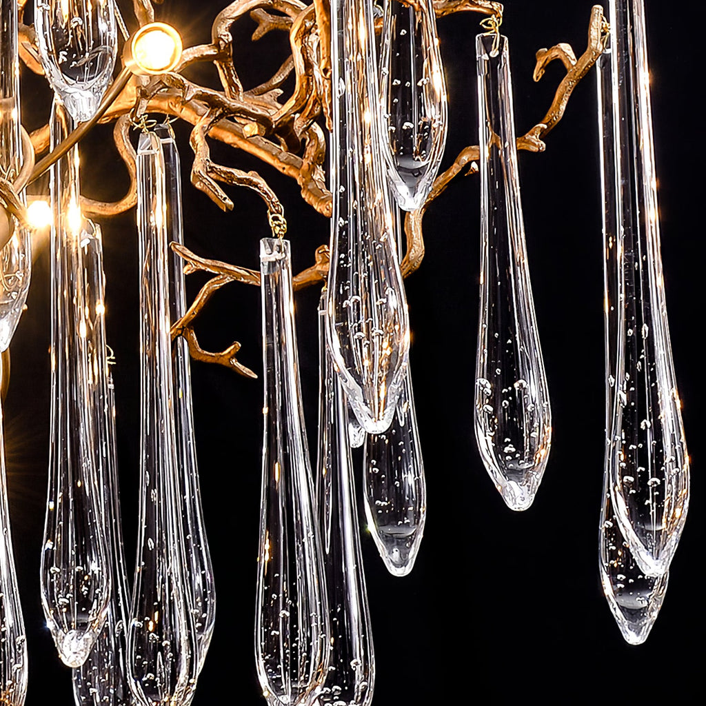 CARTER BLUEBELL CRYSTAL CHANDELIER