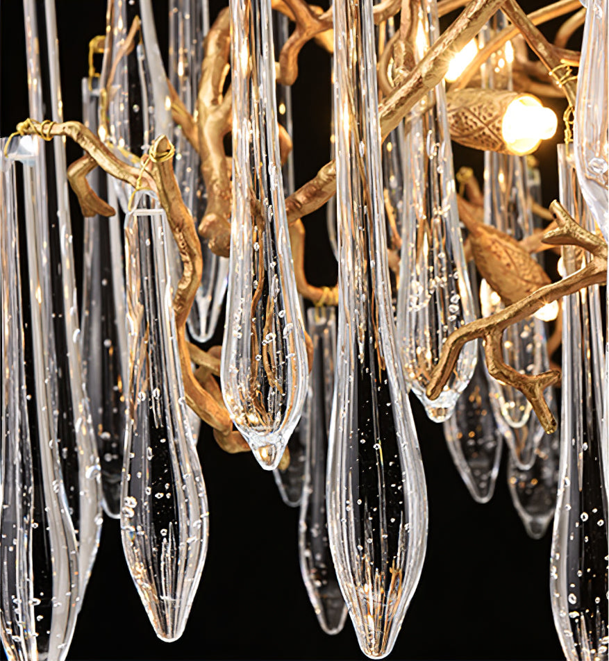 CARTER BLUEBELL CRYSTAL CHANDELIER