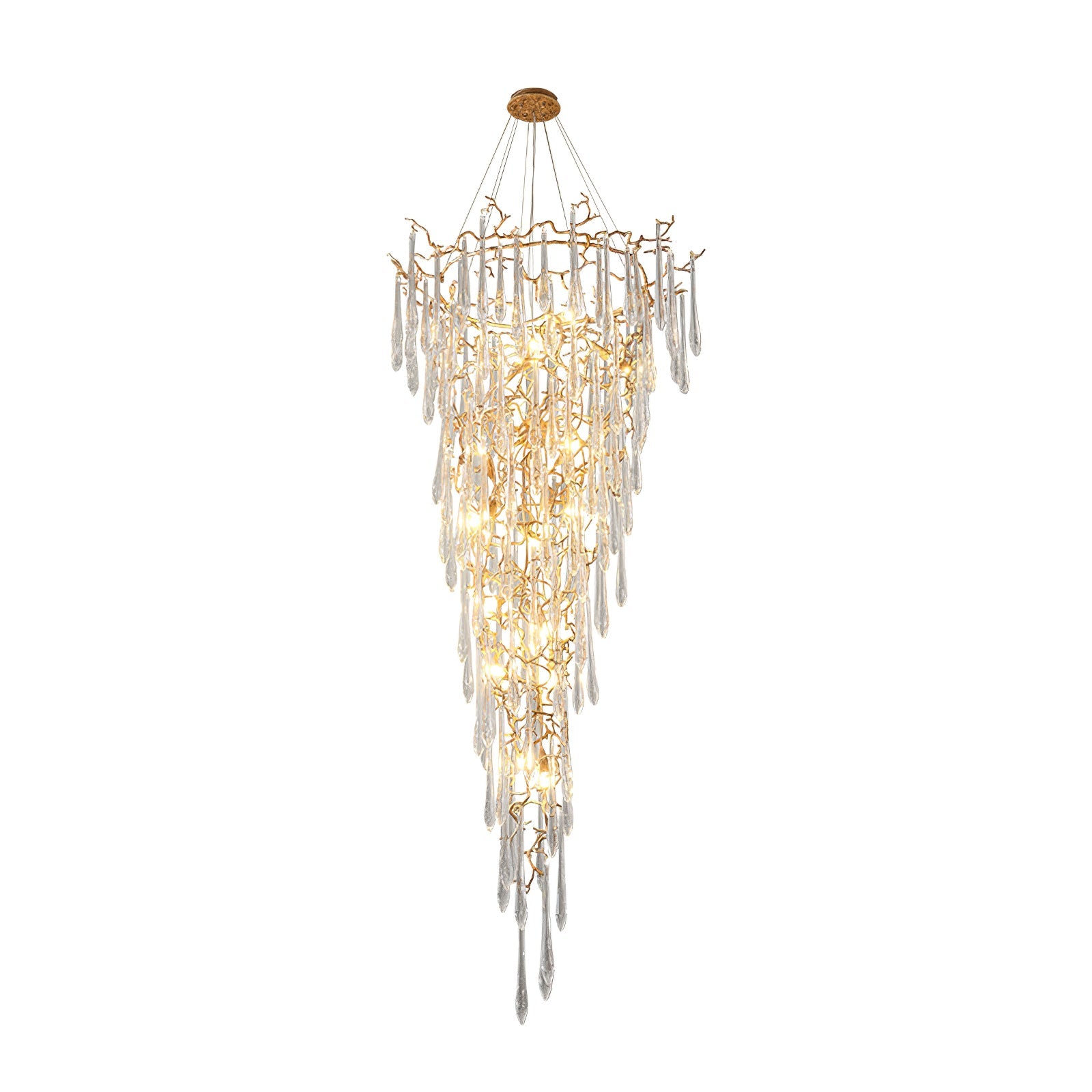 CARTER BLUEBELL CRYSTAL CHANDELIER