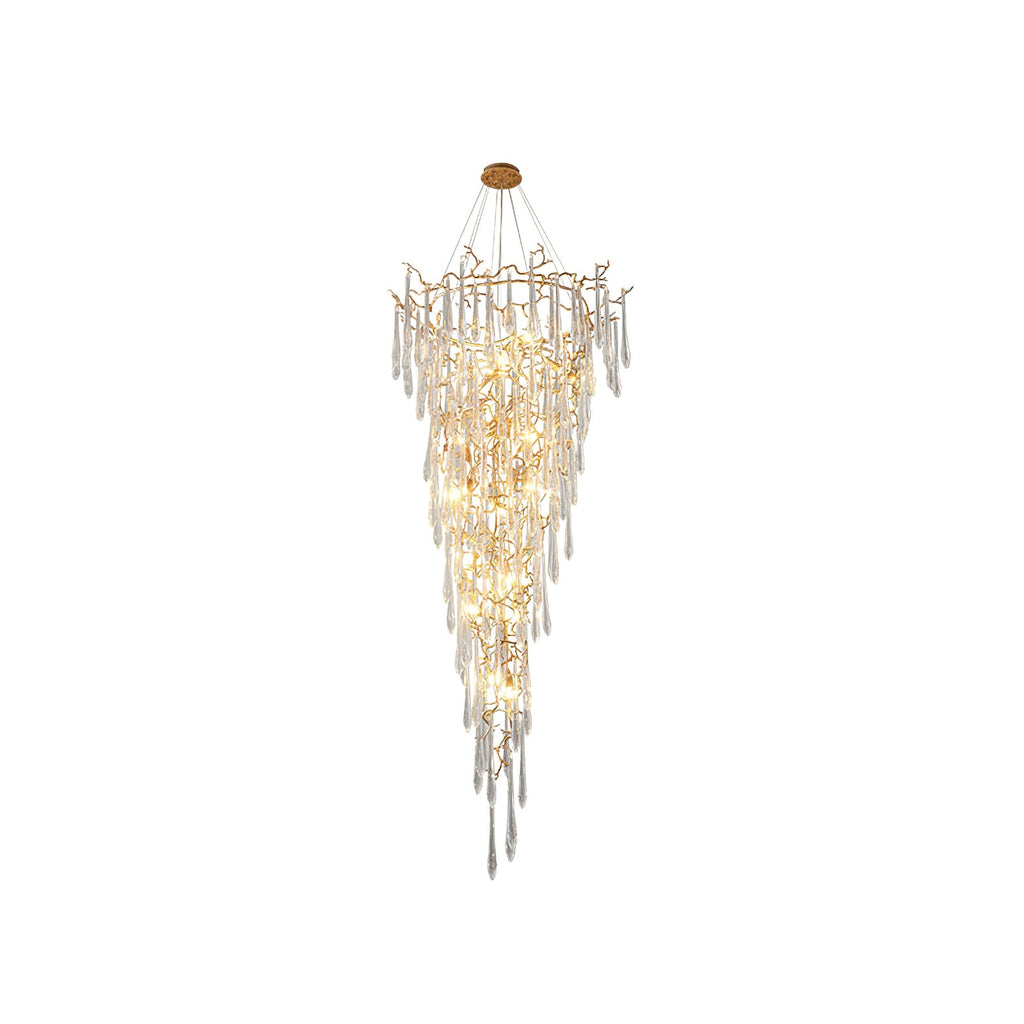 CARTER BLUEBELL CRYSTAL CHANDELIER
