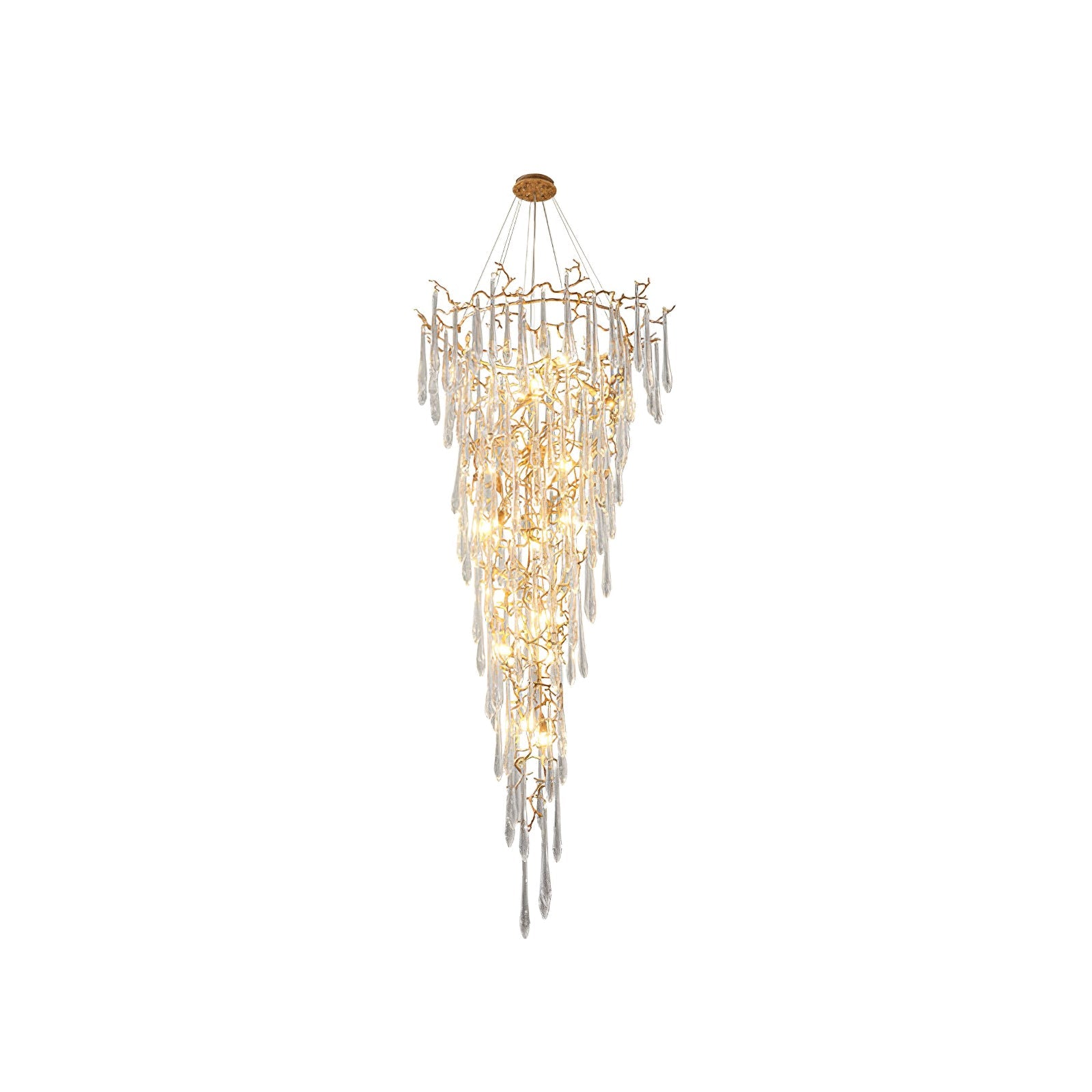CARTER BLUEBELL CRYSTAL CHANDELIER