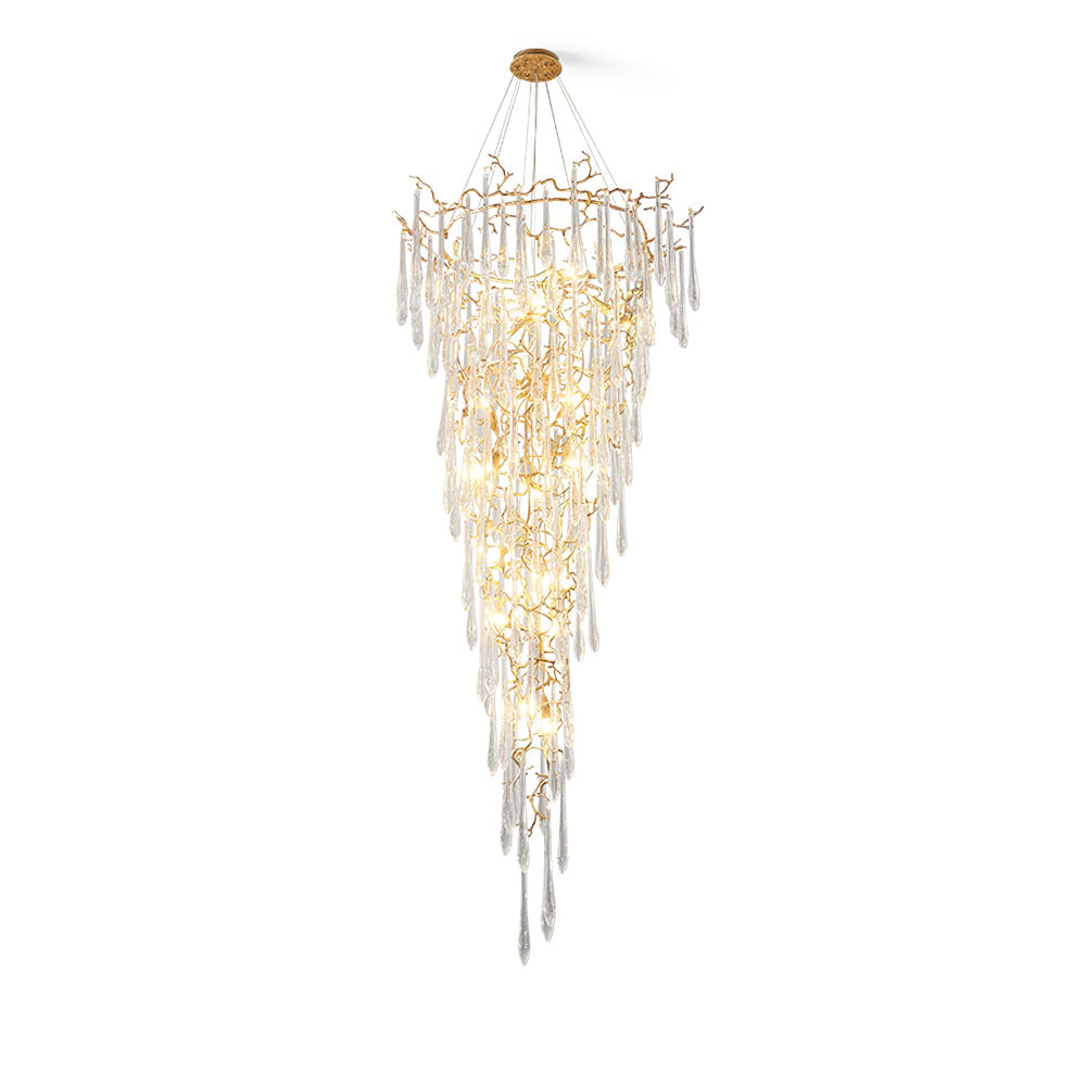 CARTER BLUEBELL CRYSTAL CHANDELIER