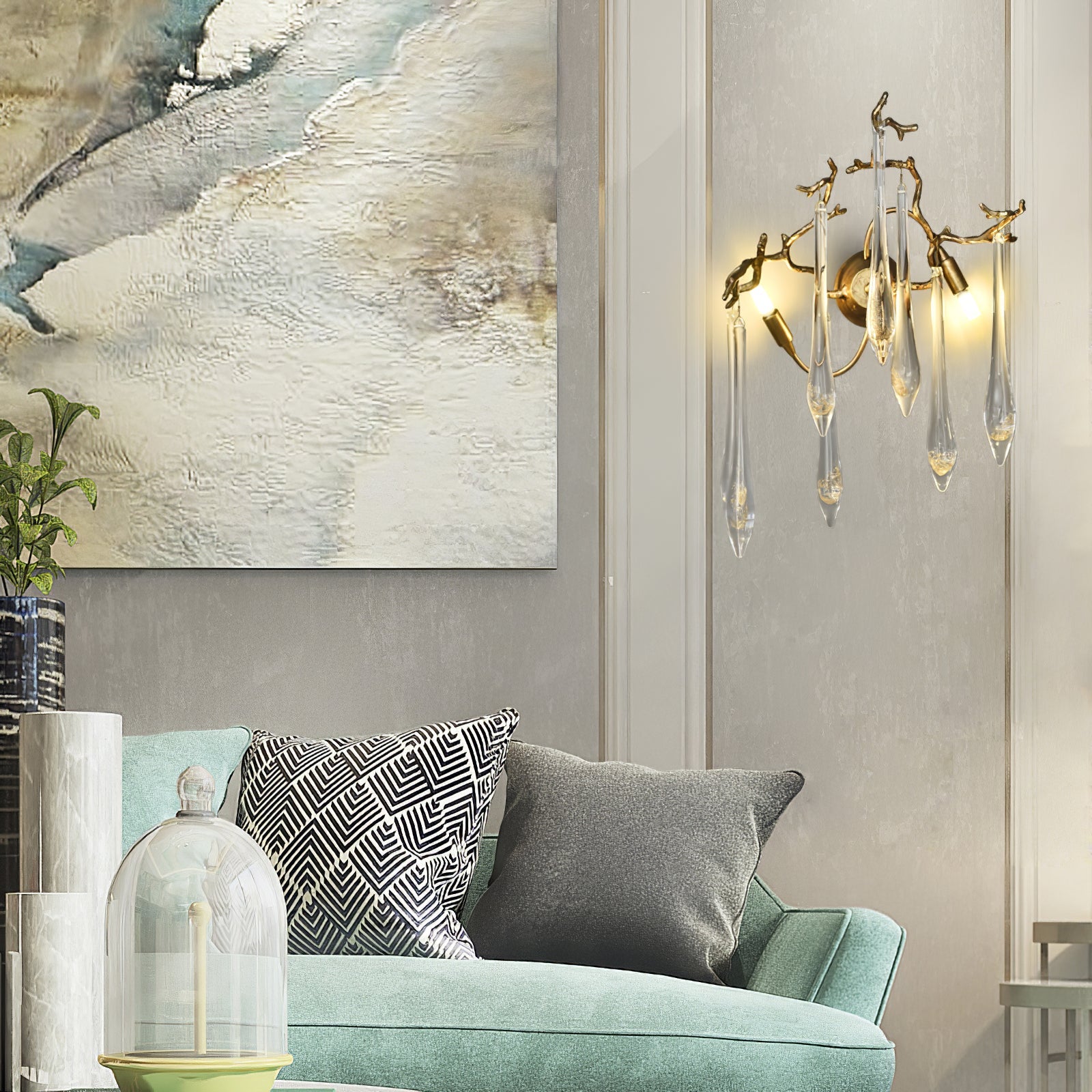 RIVERSTONE FOUNTAIN WALL SCONCE