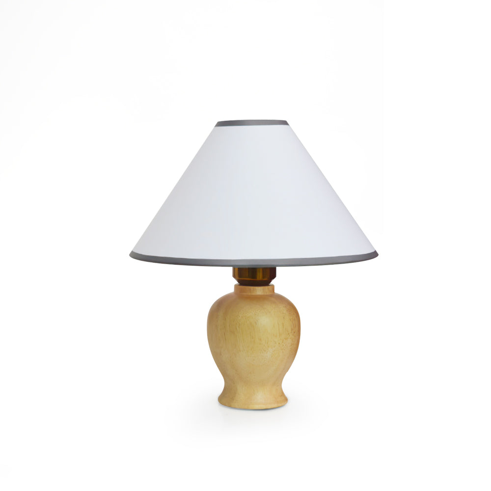 ELMSWORTH WOODEN CANOPY TABLE LAMP