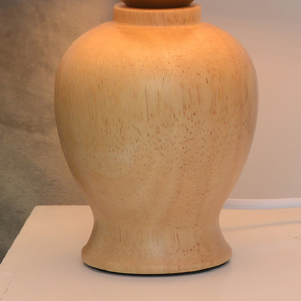 ELMSWORTH WOODEN CANOPY TABLE LAMP