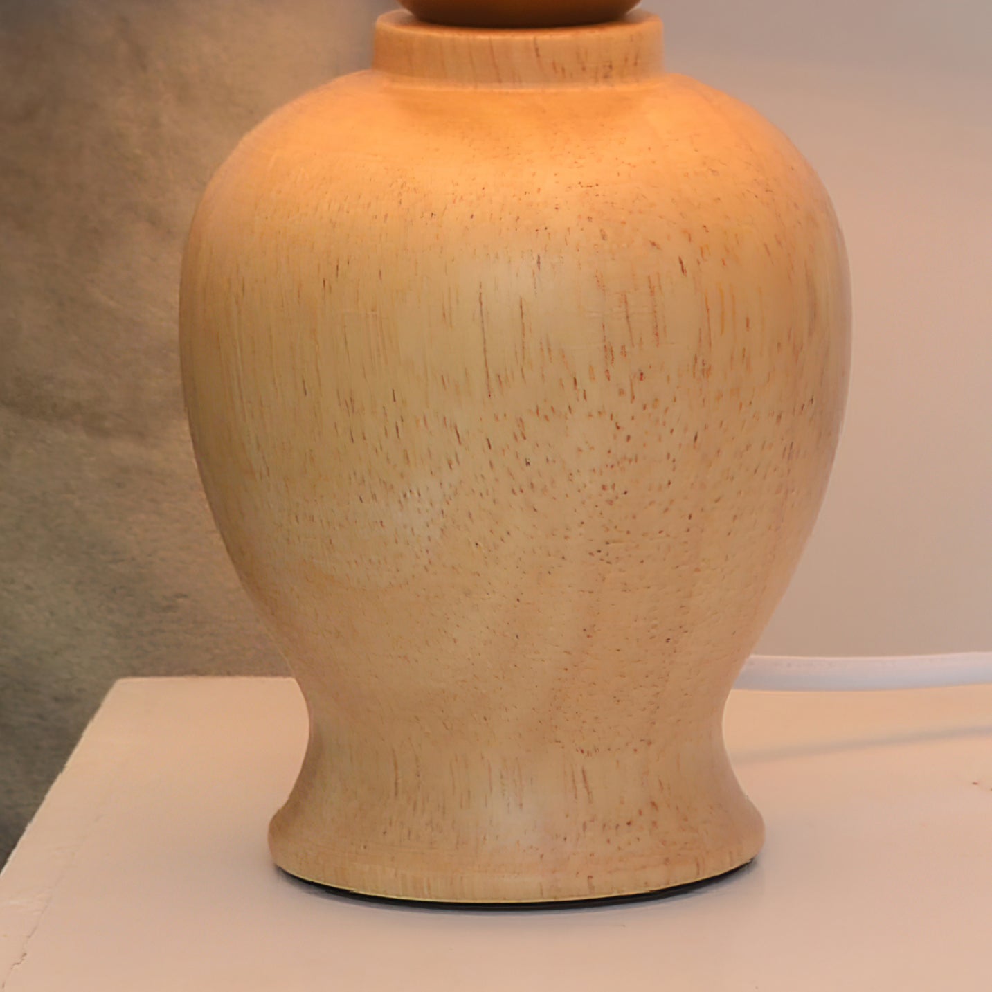 ELMSWORTH WOODEN CANOPY TABLE LAMP