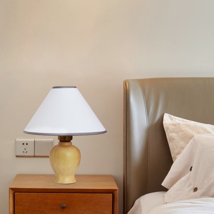 ELMSWORTH WOODEN CANOPY TABLE LAMP