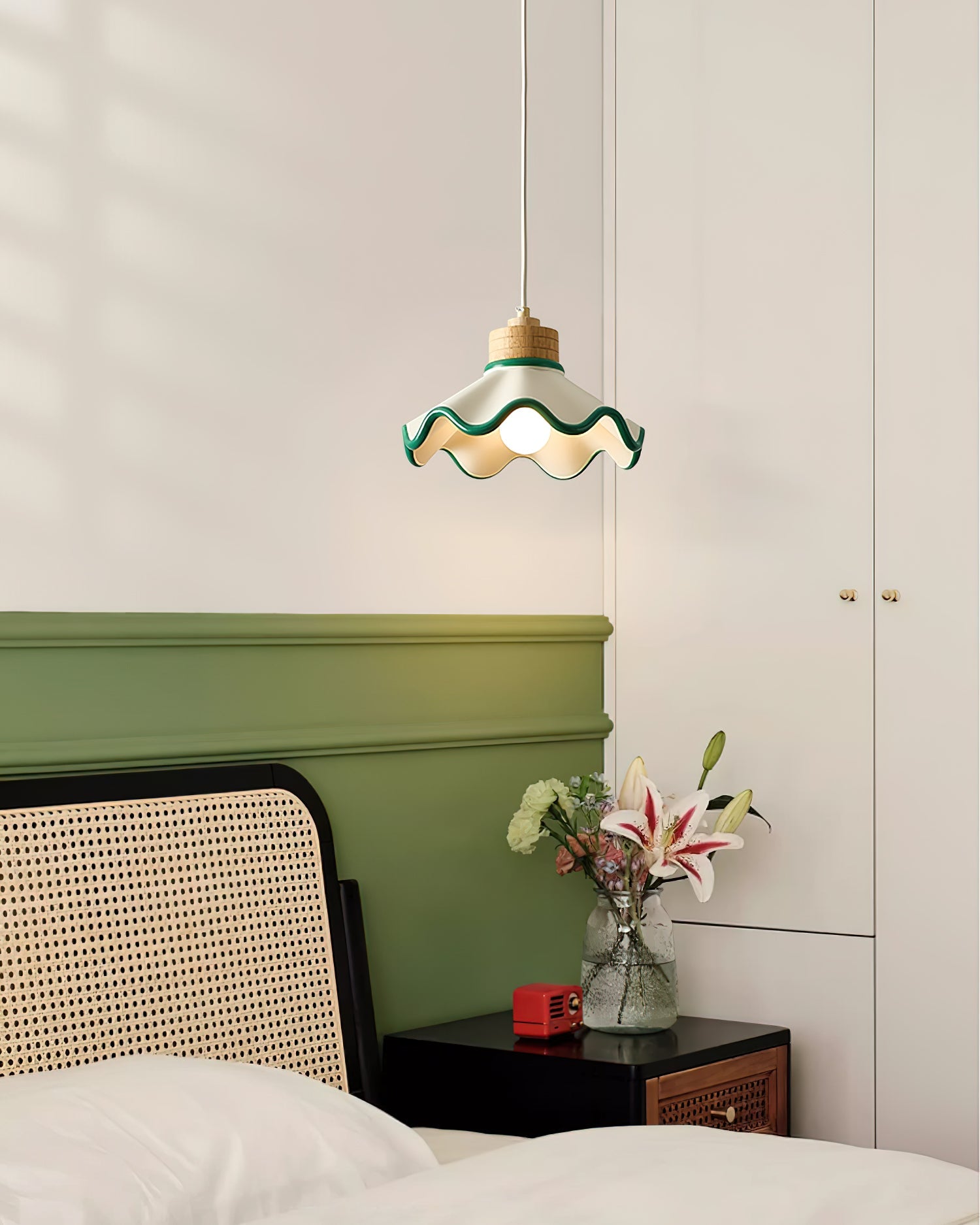 RAVENSDALE IRON AND GLASS HANGING LANTERN
