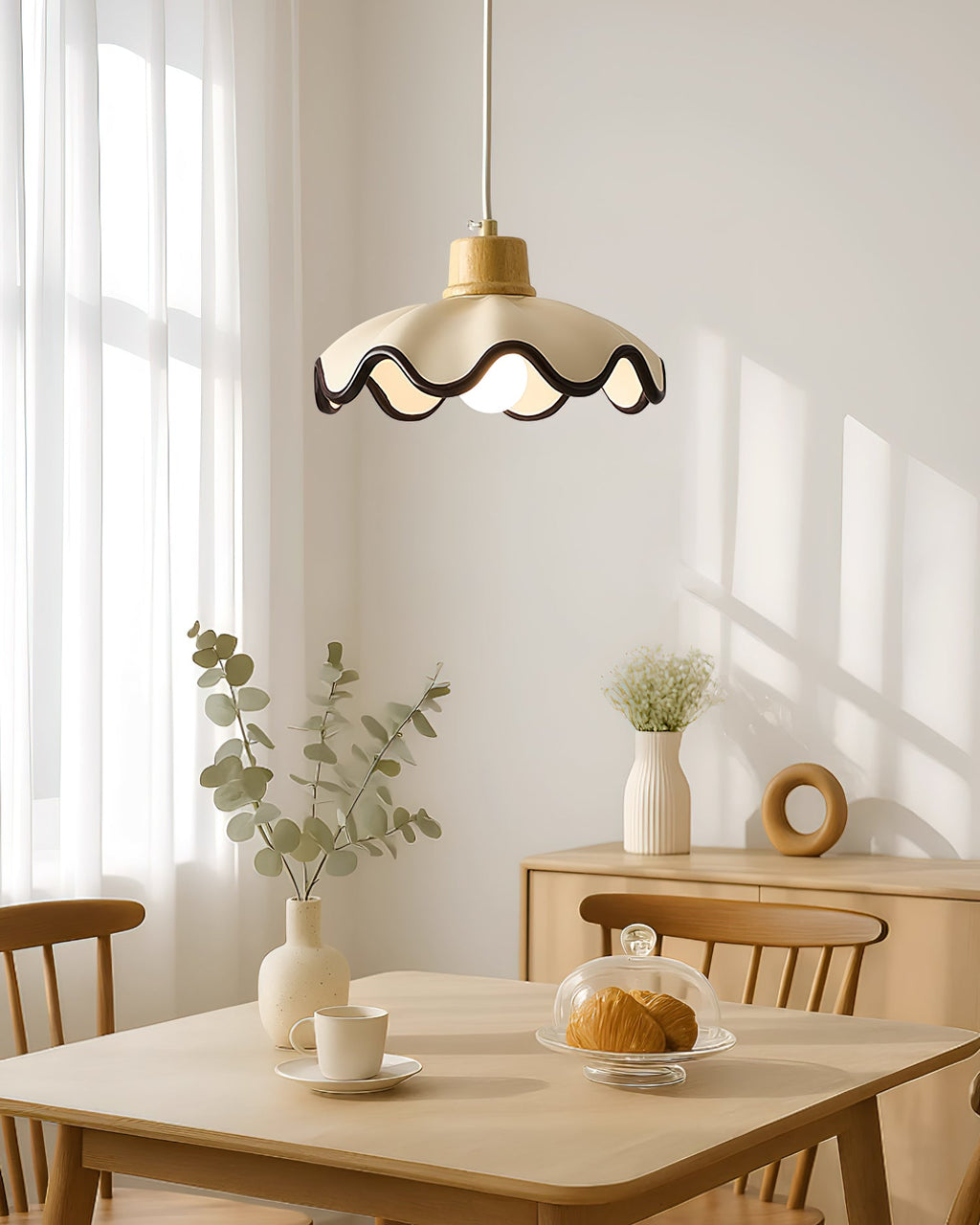 RAVENSDALE IRON AND GLASS HANGING LANTERN