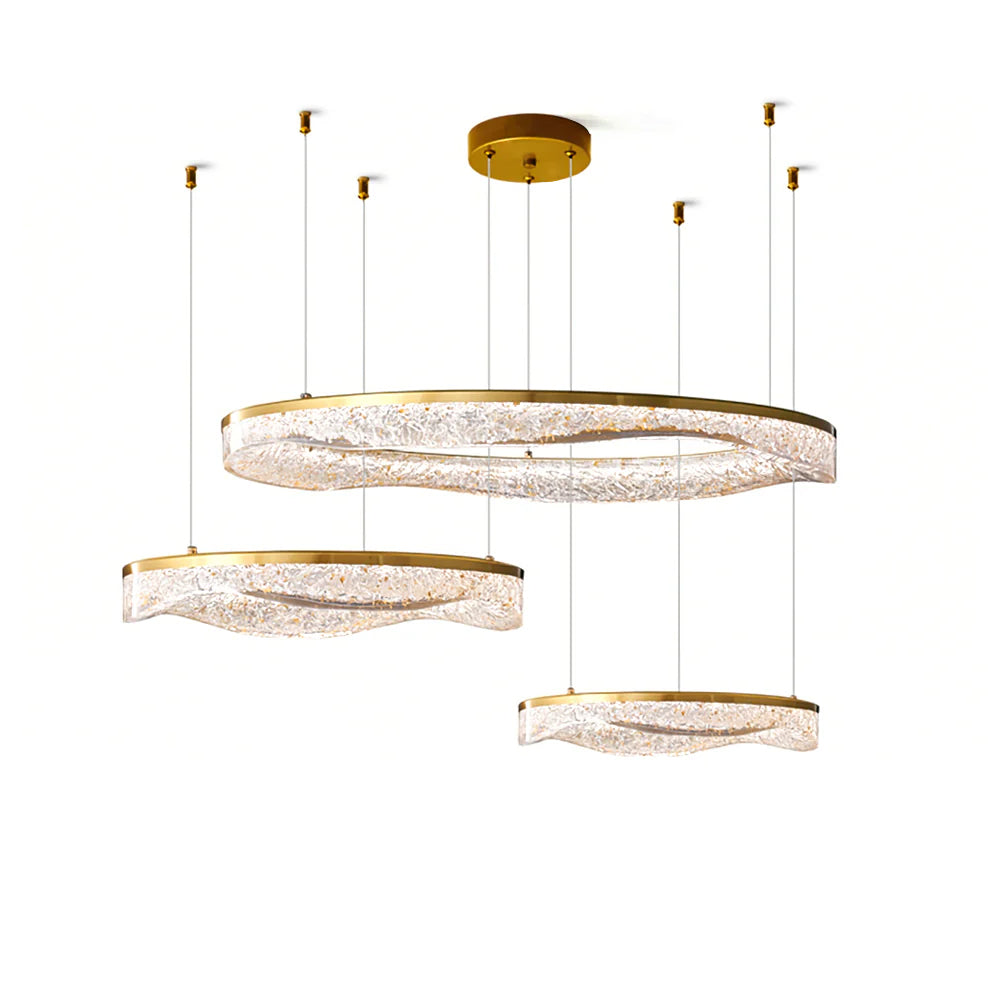 WINTHROP CRYSTAL DROPLET CEILING LIGHT