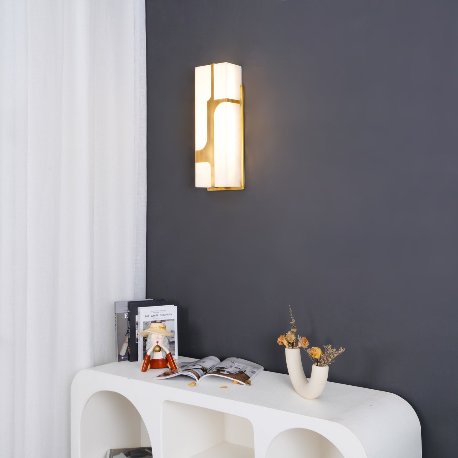 FENWICK IVORY HUE WALL SCONCE