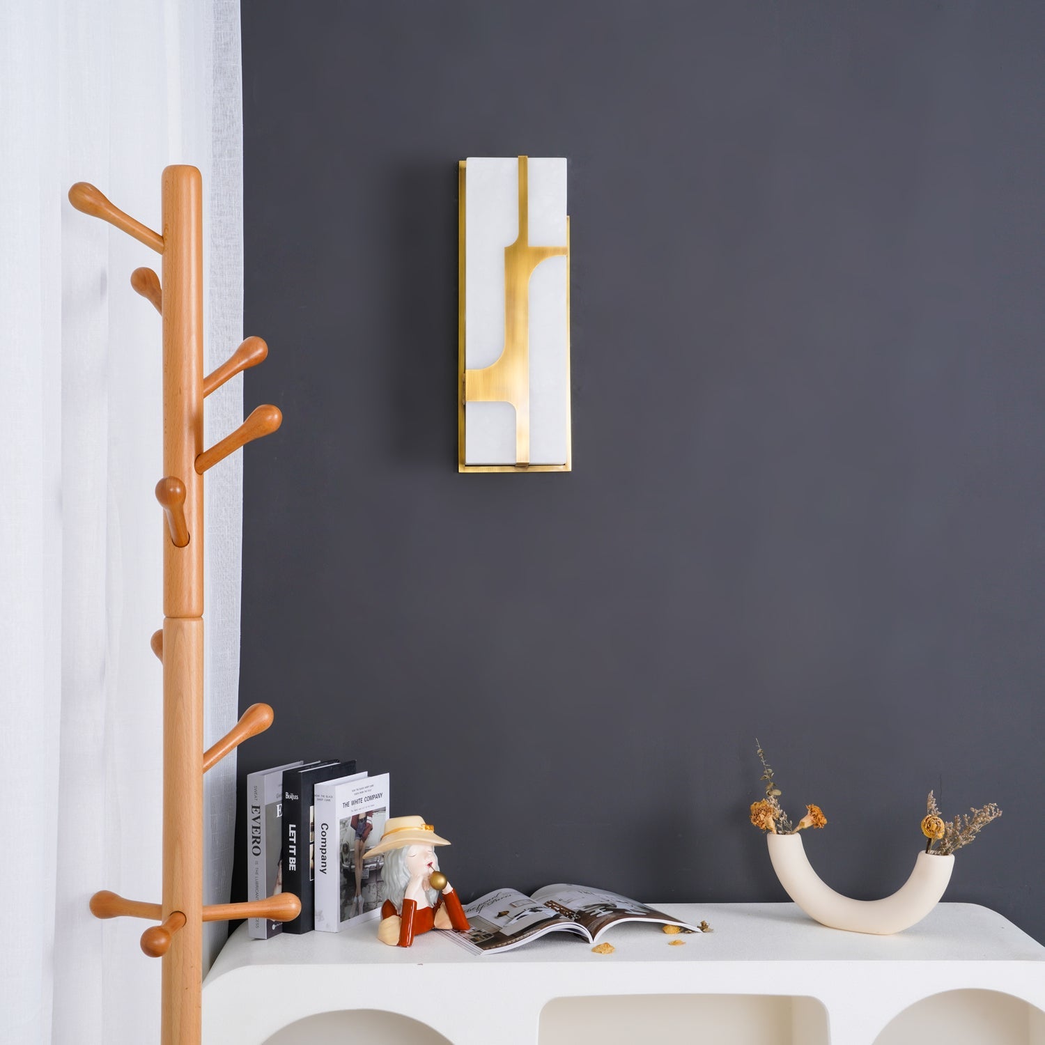 FENWICK IVORY HUE WALL SCONCE