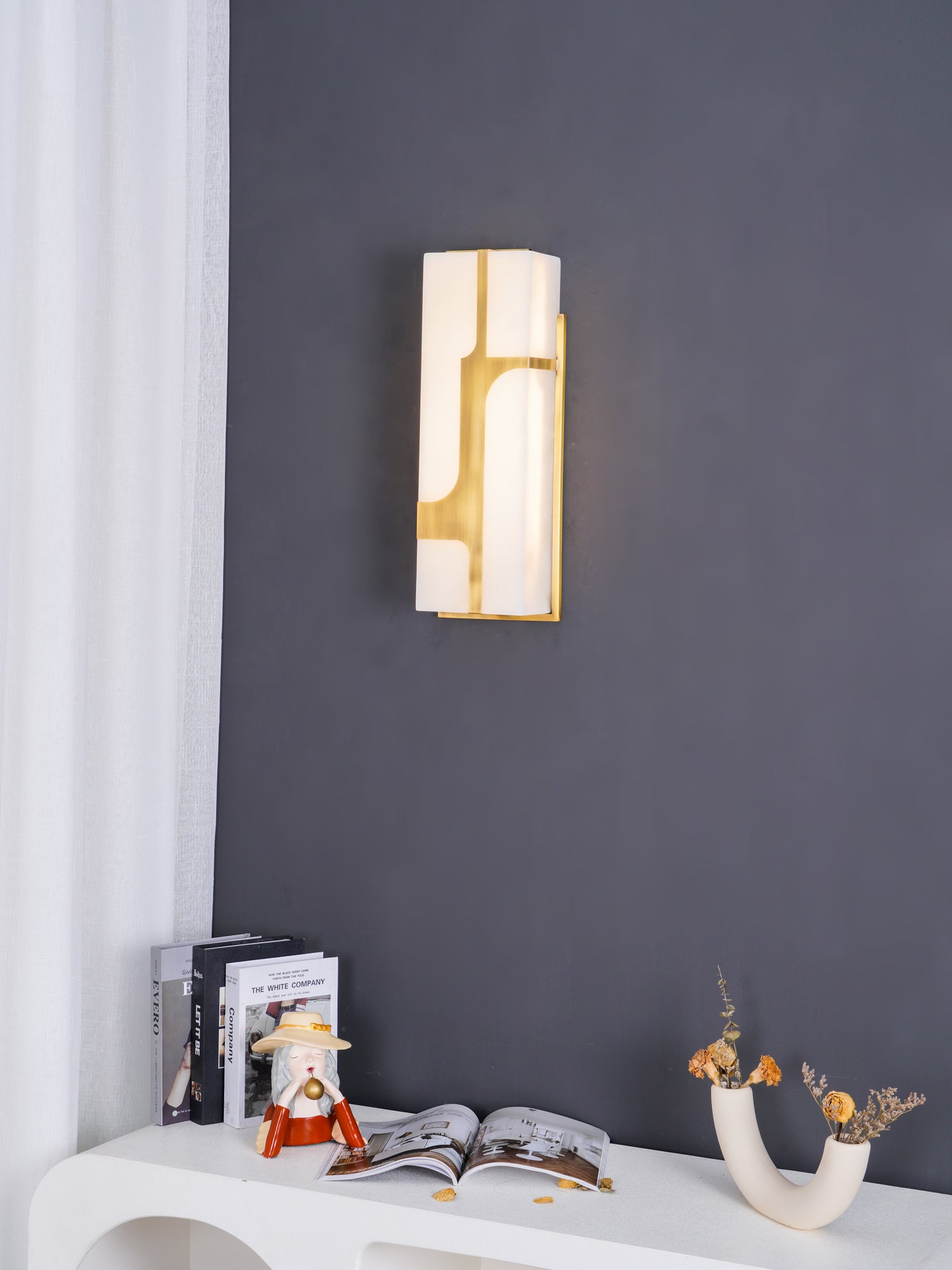 FENWICK IVORY HUE WALL SCONCE