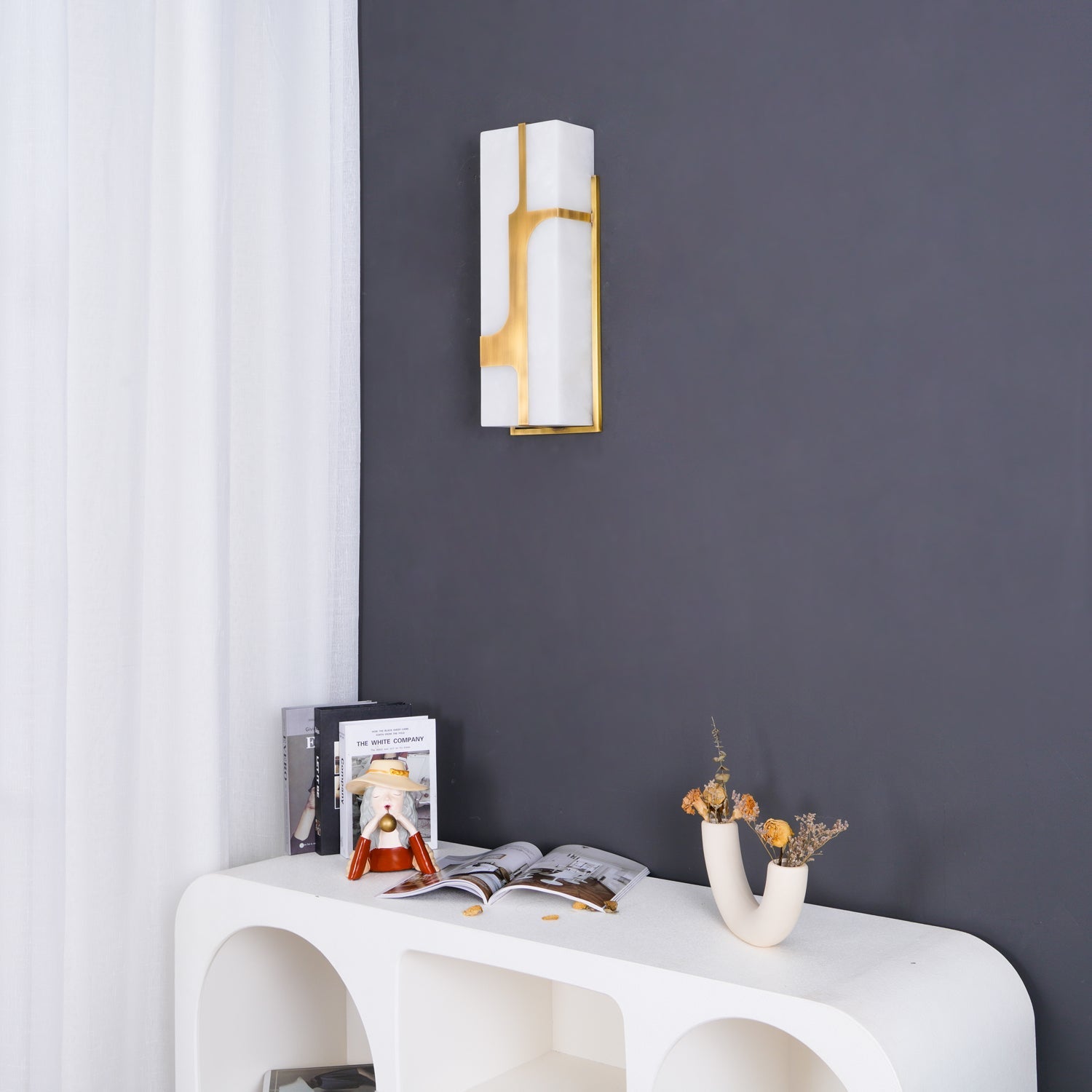 FENWICK IVORY HUE WALL SCONCE