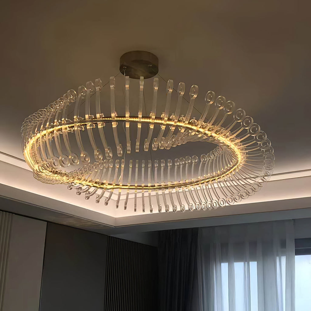 WINTERBORNE CRYSTAL ORBILLION CHANDELIER
