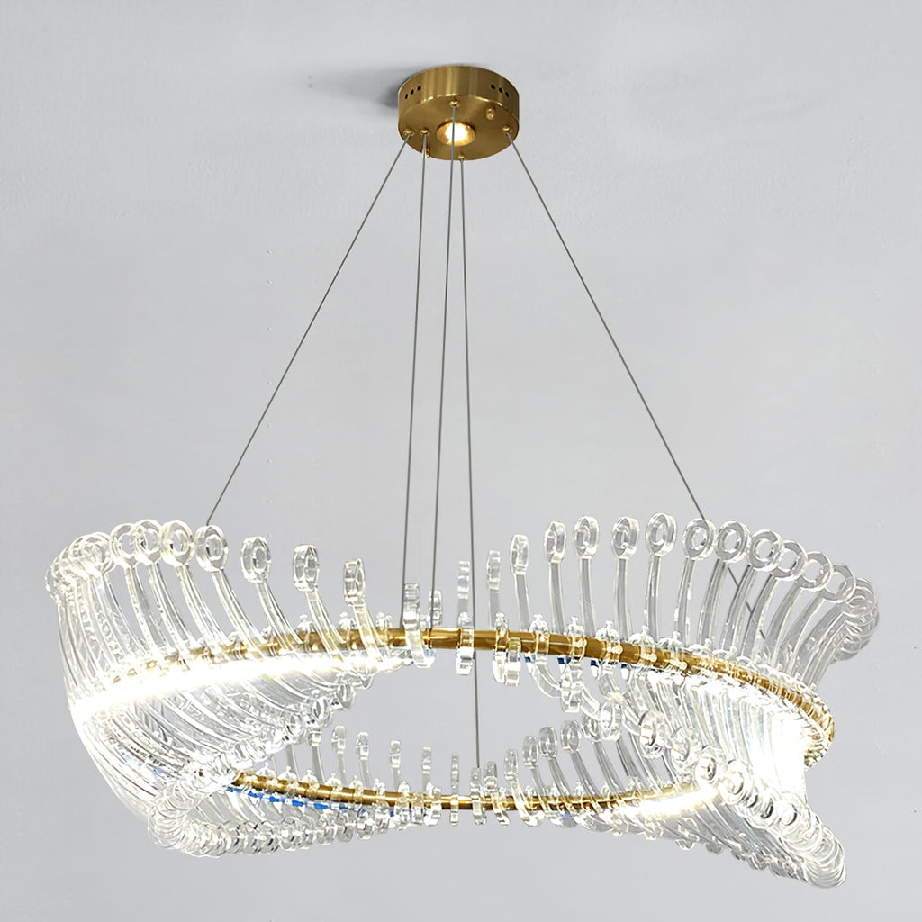 WINTERBORNE CRYSTAL ORBILLION CHANDELIER