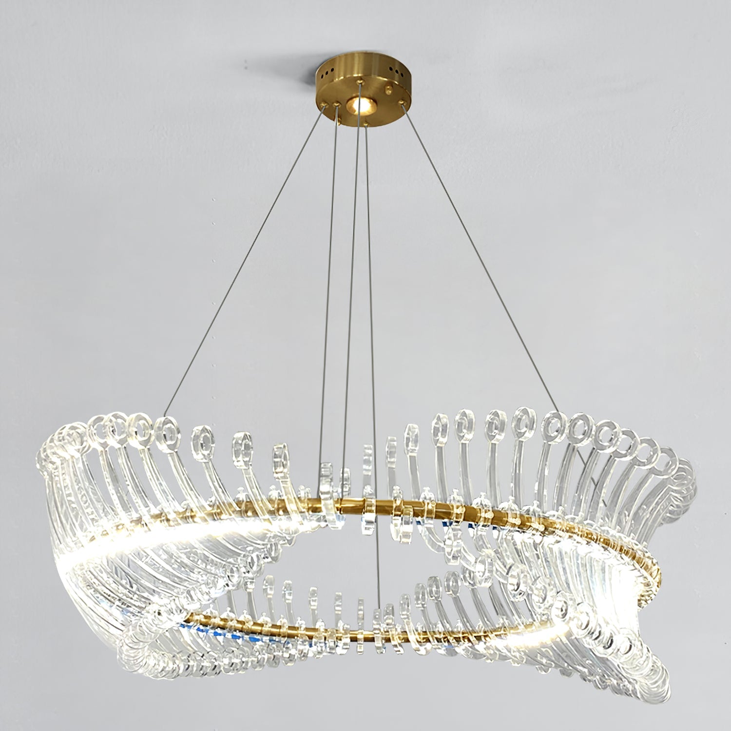 WINTERBORNE CRYSTAL ORBILLION CHANDELIER