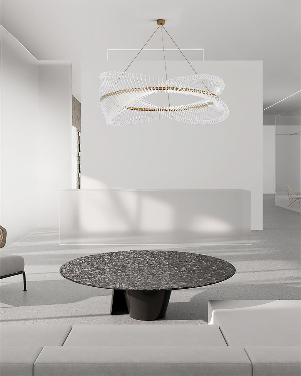 WINTERBORNE CRYSTAL ORBILLION CHANDELIER