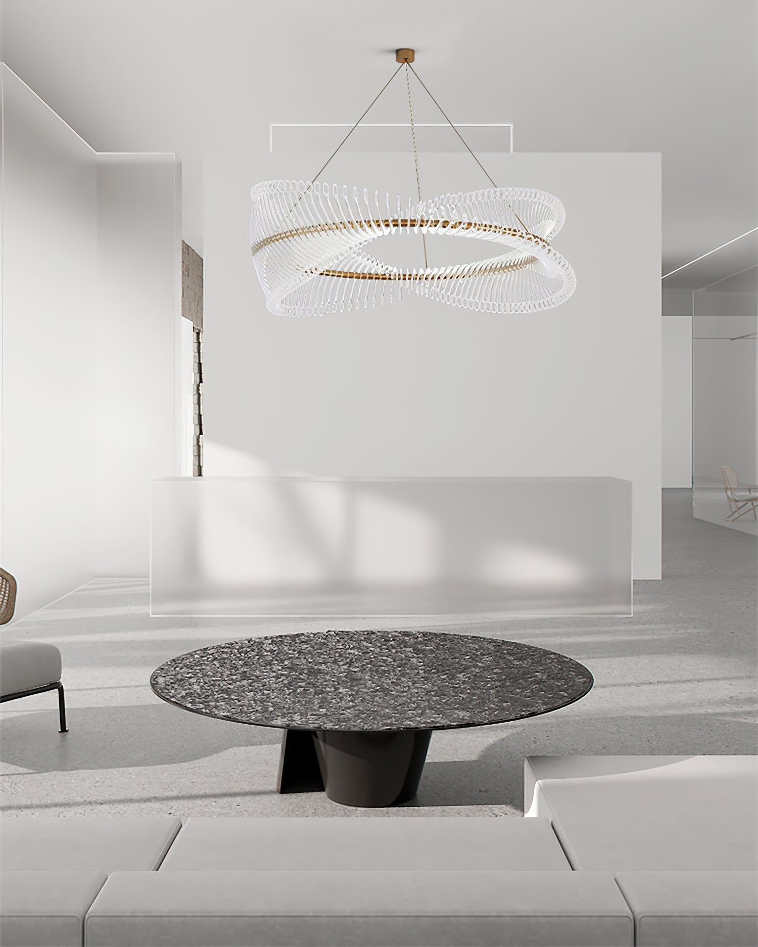 WINTERBORNE CRYSTAL ORBILLION CHANDELIER