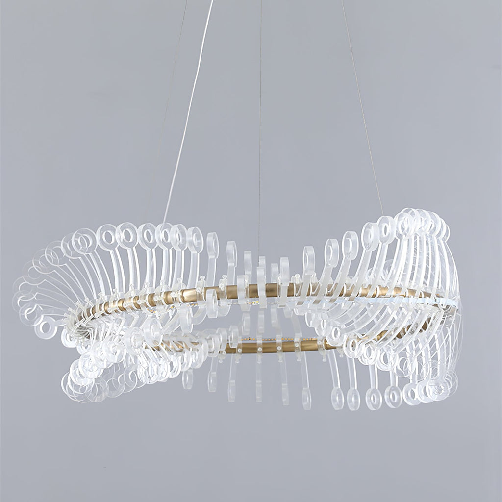 WINTERBORNE CRYSTAL ORBILLION CHANDELIER